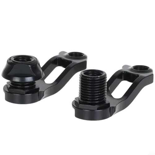 Sandyseptember Scheibenbremsrahmen Schaltauge Direktmontage durch Achse Endstück Haken Schaltwerk Halterung Schwarz von Sandyseptember