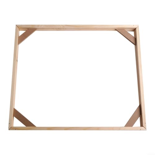 Sandyseptember Stilvoller DIY-Bilderrahmen für Leinwand und Drucke, Holzdesign für elegante Wanddekoration, 40 x 50 cm von Sandyseptember