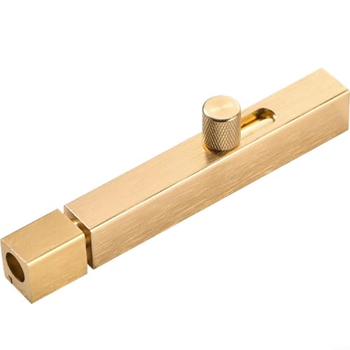 Sandyseptember Türriegel aus Aluminiumlegierung mit Schrauben, robuste Verriegelungsschnalle für Balkon-, Schrank- und Restauranttüren (15,2 cm) von Sandyseptember