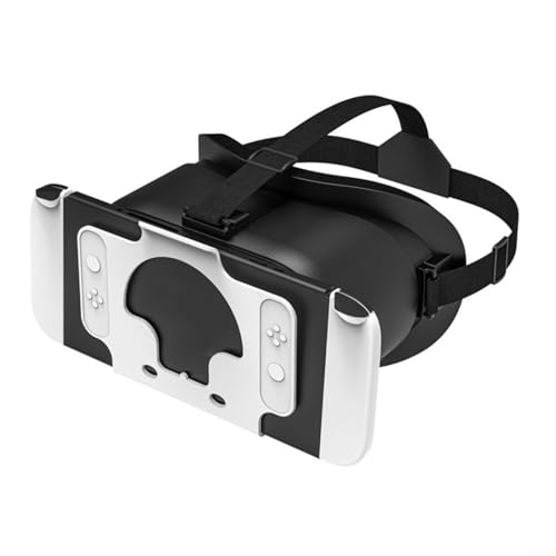 Sandyseptember VR Brille für Nintendo Switch für OLED 3D Virtual Reality Headset Gaming-Zubehör verstellbares ABS-Material (schwarz) von Sandyseptember