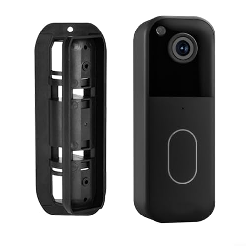 Sandyseptember Verstellbare Türklingelhalterung, Video-Türklingel-Winkelhalterung für Blinker, wetterfestes ABS, einfache Installation von Sandyseptember