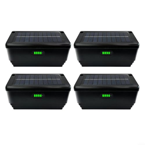 Sandyseptember Wasserdicht Solar Treppenlichter Außen 8 Modi LED Stufenlampen für Garten Weg Terrasse Landschaft Dekoration von Sandyseptember