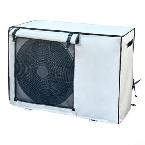 Sandyseptember Wasserdichte Abdeckung für Outdoor-Klimaanlagen, sonnenbeständig, wetterfester Schutz für Außenklimaanlagen (82 x 58 x 31 cm) von Sandyseptember