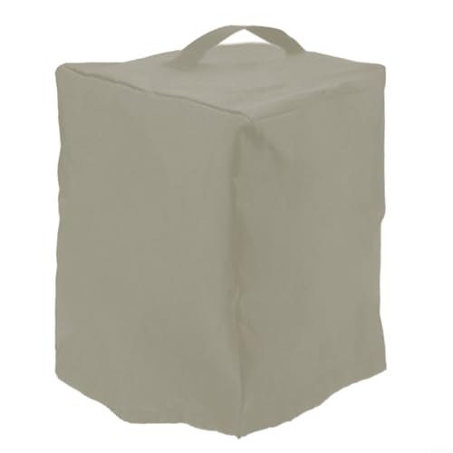 Sandyseptember Wasserdichter Staubschutz für kleine Eismaschinen, Schutz für kleine Geräte, Arbeitsplatten-Geräteschild für Zuhause, Büro (Beige) von Sandyseptember