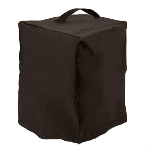 Sandyseptember Wasserdichter Staubschutz für kleine Eismaschinen, Schutz für kleine Geräte, Arbeitsplatten-Geräteschild für Zuhause, Büro (braun) von Sandyseptember