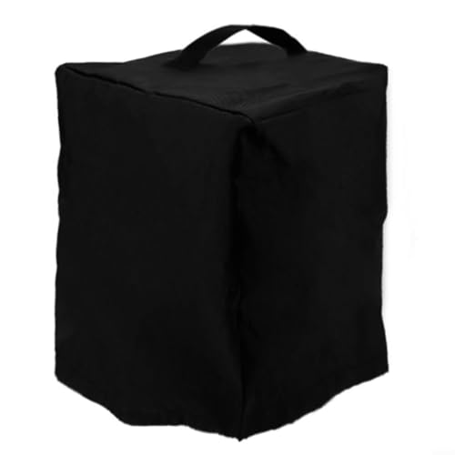 Sandyseptember Wasserdichter Staubschutz für kleine Eismaschinen, Schutz für kleine Geräte, Arbeitsplatten-Geräteschild für Zuhause, Büro (schwarz) von Sandyseptember