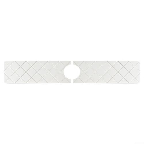 Saugfähige Kieselgur-Untersetzer für den Heimgebrauch, 40 cm und 60 cm, Spülbecken-Organizer (weiß, 60 x 10 cm) von Sandyseptember