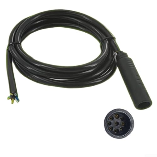Set mit 9-poligen Steckern und Buchsen für Elektro-Fahrradmotoren, geeignet für Bafang und andere Marken, inklusive 40 cm und 120 cm Kabellängen für Motorverdrahtung (9-polige Buchse 120 cm) von Sandyseptember