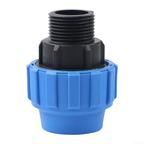 Stabiler männlicher Adapter für PE-Rohr, Wasseranschlussverschraubung für Gartenarbeit und landwirtschaftliche Nutzung, 16 bar (20 mm x 3/4 Zoll) von Sandyseptember