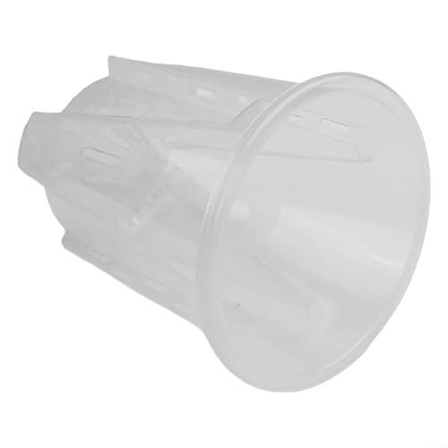 Sukkulenten- und Orchideententöpfe aus Kunststoff mit Drainagelöchern, transparent, transparent, perfekt für Balkon, Garten, Büro, Pflanzendekoration und Wachstum (16 cm) von Sandyseptember