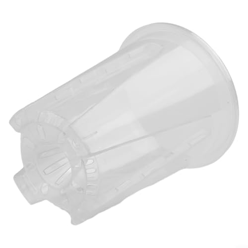 Sukkulenten- und Orchideentöpfe aus Kunststoff mit Ablauflöchern, transparent, transparent, perfekt für Balkon, Garten, Büro, Pflanzendekoration und Wachstum (10 cm) von Sandyseptember