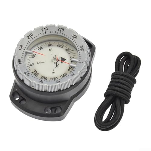 Taucher-Navigation für Kompass, leicht, wasserdicht, mit einfacher Ablesung von Seiten und oben (grau) von Sandyseptember