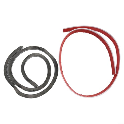 Türbodendichtungsstreifen, 100 cm Länge, mit doppelseitigem Schutz, insekten- und schalldicht, für Flügel und Türen, reduziert Heiz- und Kühlkosten (weiß) von Sandyseptember