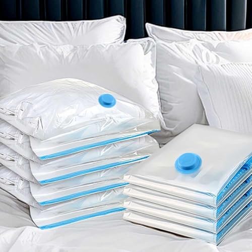 Vakuum-Kompressionsbeutel für Kleidung und Bettwäsche mit luftdichtem und feuchtigkeitsbeständigem Design, um Volumen zu reduzieren und Gegenstände vor Staub und Schmutz zu schützen von Sandyseptember