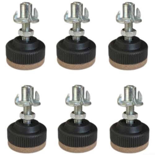 Verstellbare Möbelnivellierschrauben aus Metall und Filz für Möbelstabilität und Bodenschutz, anwendbar auf Stühle, Tische, Sofas, Schreibtische, Betten, Schränke von Sandyseptember