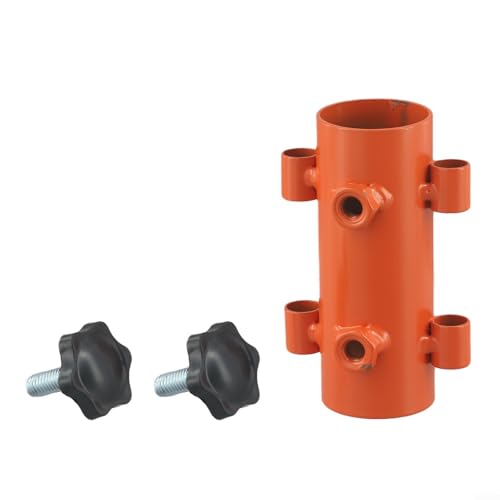 Verstellbare Zeltstangenhalter, unverzichtbares winddichtes Zubehör für Outdoor-Camping und Picknicks (orange) von Sandyseptember