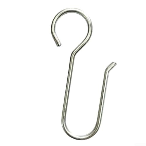 Vorhanghaken aus Edelstahl, 100 Haken für den privaten und gewerblichen Gebrauch, für Vorhänge und Duschvorhangschienen (S23) von Sandyseptember