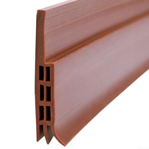 Zugluftstopper für Türen, 100 cm, effektive Wetterabisolierung, um Staub- und Energiekosten zu reduzieren (braun) von Sandyseptember