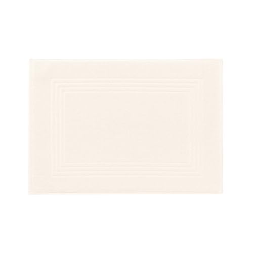 Sanelitex Premium Badematten, 2er-Pack, Größe 50 x 70 cm, schnelltrocknend, Weiß, 100 % gekämmte Baumwolle, 920 g/m² von Sanelitex