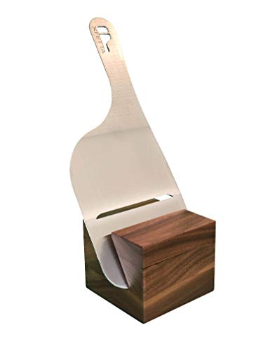 Sanelli Ambrogio - Trüffi XFETTA, feste und glatte Klinge, Nitro-B-Stahl. Inklusive Schutzband für Klinge und Walnusshalter. von Sanelli Ambrogio