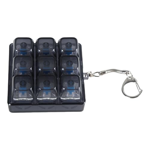 Sanerfa 9Key XDA Translucent Keycap Tester Keyboards Switches Tester Keychains for Gamers Sanerfa 9Key XDA Translucent Keycap Tester Keyboards Switches Tester Keychains for Gamers von Sanerfa