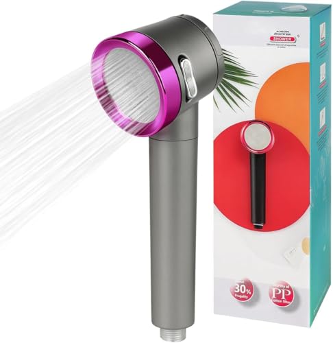 Duschkopf Hochdruck Wassersparend Handbrause Massagedusche mit 3 Modi Halterung Filter Verstellbarer Badezimmer Hautschönheit Sparduschkopf für Erwachsene Kinder Duschkopf Hochdruck Wassersparend Handbrause Massagedusche mit 3 Modi Halterung Filter Verstellbarer Badezimmer Hautschönheit Sparduschkopf für Erwachsene Kinder von Sanfant