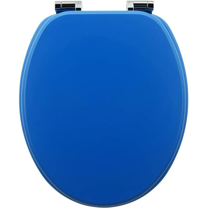 Sanfino WC Sitz Deep Blue Toilettendeckel mit Absenkautomatik aus Holz von Sanfino