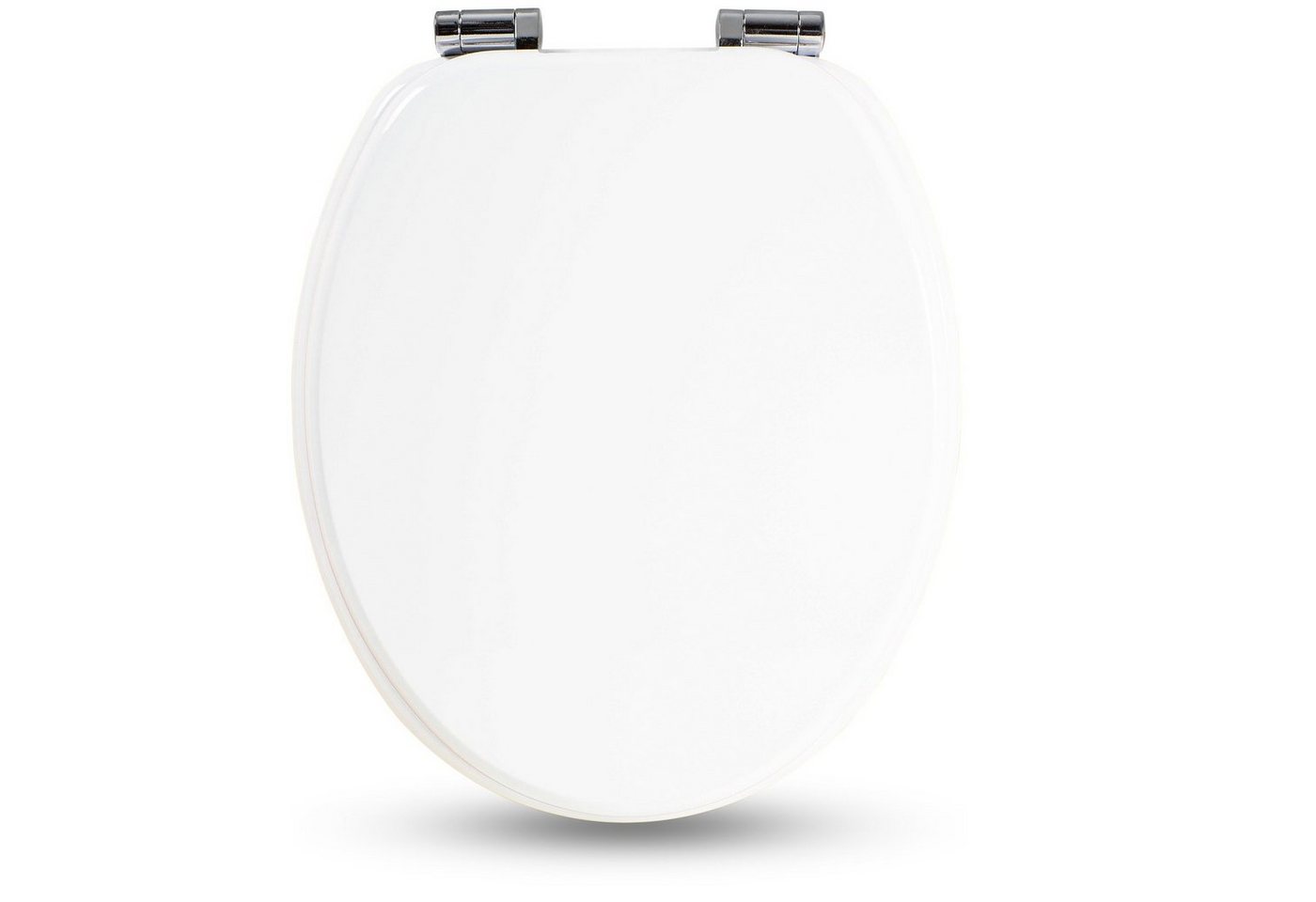 Sanfino WC-Sitz "White“ Premium Toilettendeckel mit Absenkautomatik aus Holz, bunter WC Sitz mit Motiv, hoher Sitzkomfort, einfache Montage von Sanfino