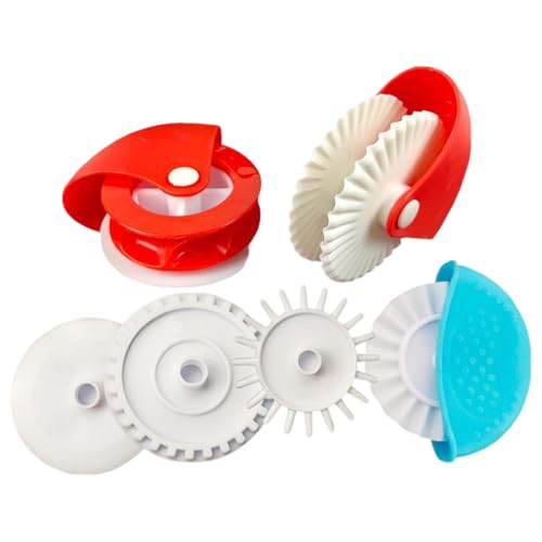 Gitterschneider -Gebäckwerkzeug, 6pcs Plastikkuchenkruste, multifunktionale Küchengeräte für wunderschöne Kuchenkruste oder Ravioli Pasta von Sanfiyya