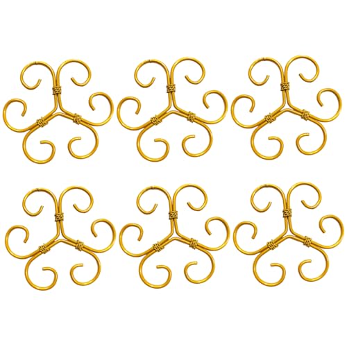 Sanfiyya Monstera Plant Support, 6PCS-Pflanzenstammunterstützung, herzförmige goldene Metallstabilisator für Monstera, Innenpflanzen, Pflanzen Sanfiyya Monstera Plant Support, 6PCS-Pflanzenstammunterstützung, herzförmige goldene Metallstabilisator für Monstera, Innenpflanzen, Pflanzen von Sanfiyya