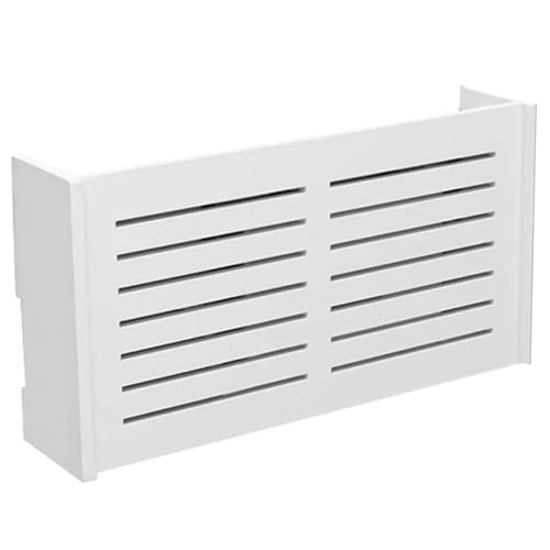 Sanfiyya Routerregal, Plastikflip-Abdeckung WiFi Box Hider, kein Stanzrouter-Speicherbox mit starker tragender Kapazität für Zuhause und Office/15x4x8 von Sanfiyya