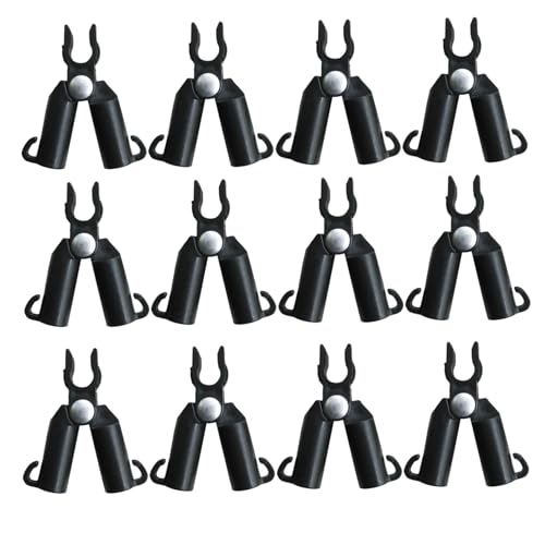 Sanfiyya Verstellbare Pflanzenstützclips, 12-Pack-A-förmige Plastikgartenclips für 11-mm-Einsätze, robuste Gitterzubehör für Tomaten, Reben, Treibhaushausanlagen Sanfiyya Verstellbare Pflanzenstützclips, 12-Pack-A-förmige Plastikgartenclips für 11-mm-Einsätze, robuste Gitterzubehör für Tomaten, Reben, Treibhaushausanlagen von Sanfiyya