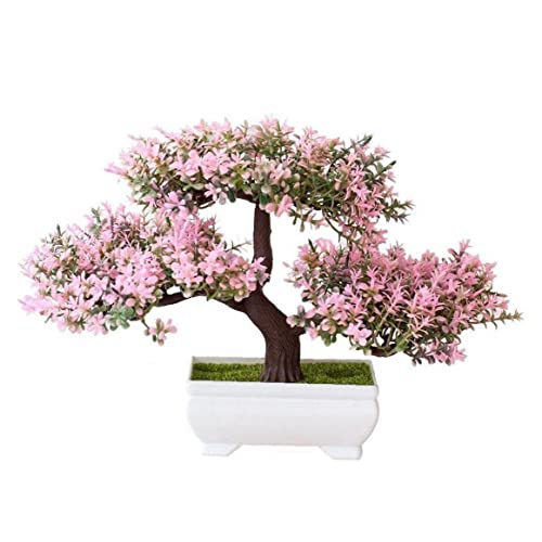 Sanfly Künstliche Bonsai-Baum, Simulation Kiefer-Schreibtisch-Display Topfpflanze Gefälschte Baum-Topf-Ornamente Für Büro-Startseite DIY Dekorativ von Sanfly