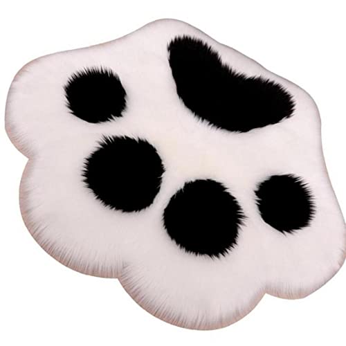 Sanfly -schaffell-Bereich Teppichkatze-Pfoten-förmige Plüsch-teppiche Flauschige Weiche Kinder Teppich-Teppich Für Schlafzimmer Wohnzimmer Boden von Sanfly