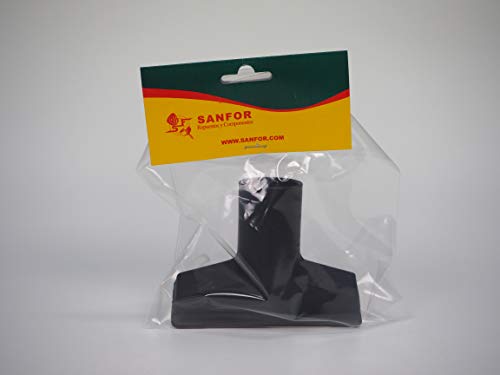 Sanfor 17094 Ergänzung Rechteckige Bürste für Staubsauger, 35 mm, Kunststoff, Schwarz von Sanfor