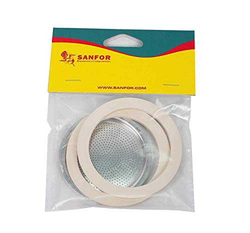 Sanfor 57076 Filter für Kaffeemaschine, Kautschuk von Sanfor