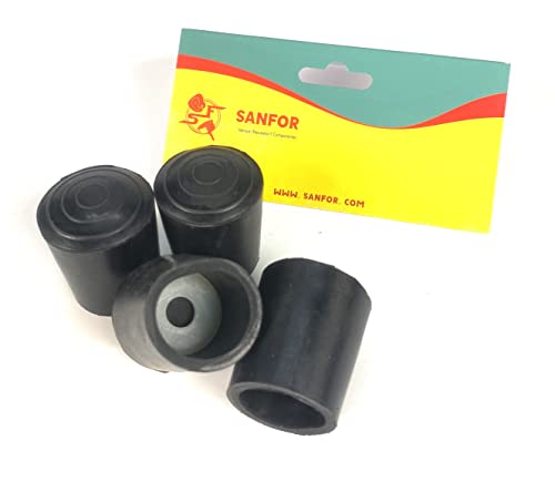 Sanfor | Spezielle Klappe für Gummiwalzer mit 25 mm Durchmesser schwarz von Sanfor