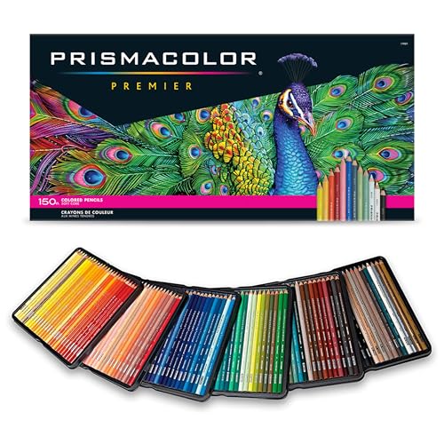 PRISMACOLOR Premier Buntstifte, 150 kg, Blei, durchsichtig, 150 Stück (1er Pack) von PRISMACOLOR