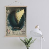 Hänger Gerahmt Leinwand Druck Von Vintage Florida Reise Werbung| Wand Kunstdrucke| Leinwandbild| Fertig Zum Aufhängen| Wanddekoration von Sangalyos