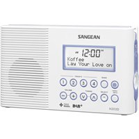 Sangean - H203 Badradio dab+, ukw Taschenlampe, wasserdicht Weiß von Sangean