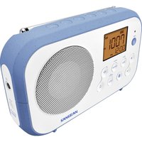 Sangean - PR-D12 bt Tischradio mw, ukw Bluetooth® Weiß, Blau von Sangean