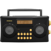 Sangean - PR-D17 Taschenradio ukw, am, fm aux Sprachausgabe, Fühlbare Tasten, Weckfunktion Schwarz von Sangean