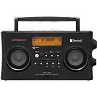 Sangean DPR-26 BT Kofferradio DAB+, UKW AUX, Bluetooth® Akku-Ladefunktion Schwarz von Sangean
