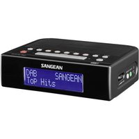 Sangean DCR-89+ Radiowecker DAB+, UKW AUX, USB Akku-Ladefunktion, Weckfunktion Schwarz von Sangean