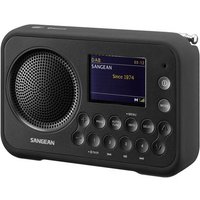 Sangean DPR-76BT Taschenradio DAB+, UKW AUX, Bluetooth® Tastensperre Grau von Sangean