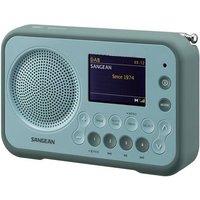 Sangean DPR-76BT Taschenradio DAB+, UKW AUX, Bluetooth® Tastensperre Hellblau von Sangean