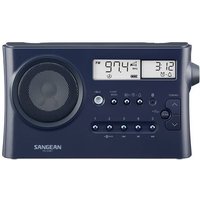 Sangean PR-D4BT Tischradio MW, UKW Bluetooth® Weckfunktion Dunkelblau von Sangean