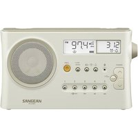 Sangean PR-D4 BT Tischradio KW, MW, LW, FM Bluetooth® Pastell-Cremeweiss (matt) von Sangean