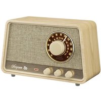 Sangean Premium Wooden Cabinet WR-101 Tischradio AM, FM Bluetooth®, AUX, UKW Holz (hell) von Sangean