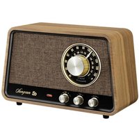 Sangean Premium Wooden Cabinet WR-101 Tischradio AM, FM Bluetooth®, AUX, UKW Walnuss von Sangean